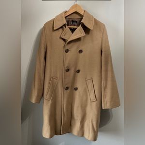 J. Crew Camel Color Wool Coat-Size 6/M